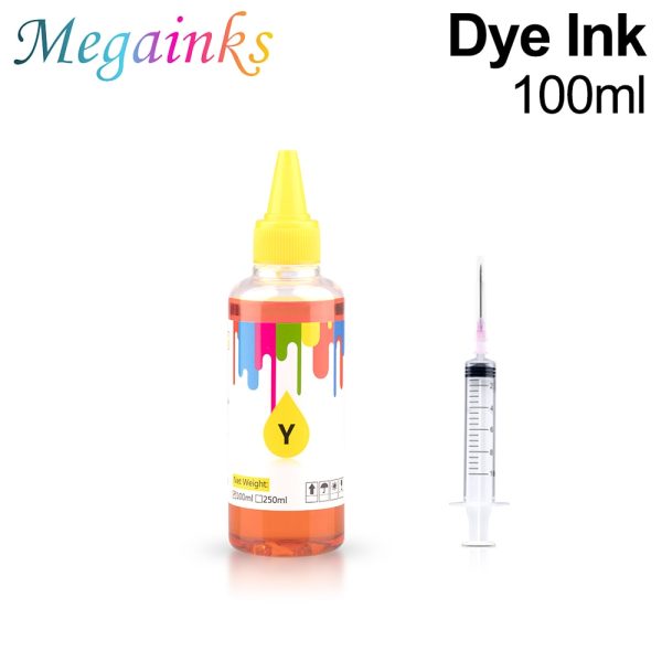 100ml Universal Dye Ink BK C M Y Kit Compatible For HP Canon Epson Brother Deskjet Inkjet Printer Tank Cartridges CISS - Image 4