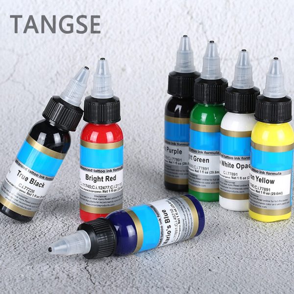 14 Colors Tattoo Inks 30ml/bottle Tatto Pigment Inks Set For Body Art Kit Natural Plant Micropigmentation Pigment makeup - Image 4