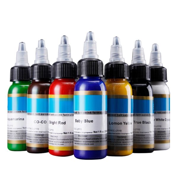 14 Colors Tattoo Inks 30ml/bottle Tatto Pigment Inks Set For Body Art Kit Natural Plant Micropigmentation Pigment makeup